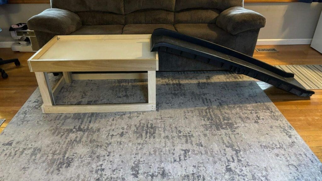 A DIY dog agility walk is easy to create with a few basic supplies A DIY dog agility walk is easy to create with a few basic supplies