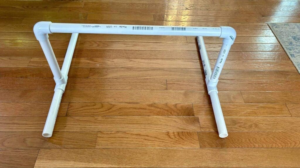Using different length PVC can give flexibility for the jump height Using different length PVC can give flexibility for the jump height
